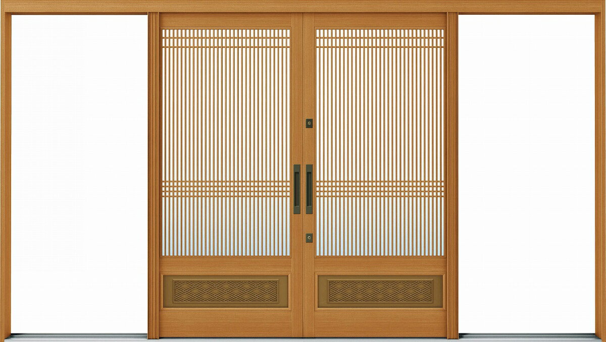 ◎オプション商品◎中桟付スライド網戸　引分け戸・引込み戸用　木目柄格子付スライド網戸　引分け戸・引込み戸用　木目柄中桟無スライド網戸　引分け戸・引込み戸用　木目柄壁付防風ポスト半外付型用　コンクリート納まり用アンカー　上枠（ランマ付）用半外付型用　コンクリート納まり用アンカー　上枠（ランマ無）用・たて枠用グレーチング排水溝モール(真壁納まり用) 主材料 アルミ形材 商品内容 ガラス入り完成品引戸本体×2枚 未組立枠×1セット 錠セット×1セット ガラス厚（透明5mmガラス、不透明4mmガラス） ジャンル：YKK ap・住宅・建材・DIY・日曜大工・取り替え・リフォーム商品画像種類：商品単体ご注文前にページ下部のご注文時の注意をお読み下さい