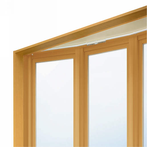 YKKAPオプション 窓サッシ 出窓 出窓300：ダブルカーテンレール[幅1900mm用] 角型出窓