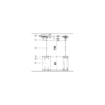 LIXIL補修用部品 ドア・引戸用部品 錠 玄関・店舗・勝手口引戸 その他：一番町引戸クローザ・関東間用【リクシル】【TOSTEM】【トステム】【引き戸】【引き戸錠】【鍵】【錠】