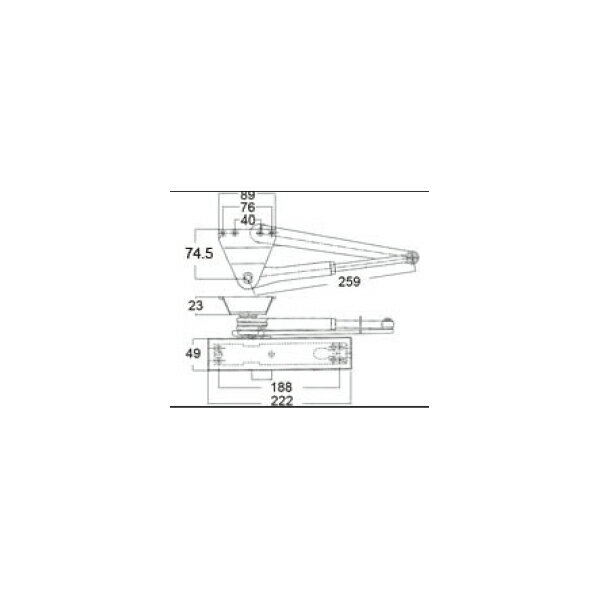 LIXIL補修用部品 ドア・引戸用部品 ドアクローザ 玄関・店舗・勝手口・テラスドア：ドアクローザ[DGZZ1..