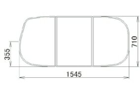 Rakuten - LIXIL補修用部品 住器用部品 バスルーム 浴槽 浴槽蓋：組み蓋 710×1545[RMBX012]【リクシル】【TOSTEM】【トステム】【風呂蓋】【巻きフタ】【浴槽】【フタ】