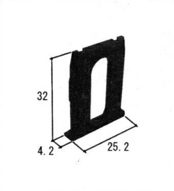 三協 アルミ 補修 用 部品 引違い窓 キャップ:キャップ( 枠 )[ 3K2251 ] ノイスタ ノイリッチ トップライト マディオ 装飾スクリーンII型 アンテオ 隙間をなくして風雨の侵入抑制 異物混入の防止 安全性の確保に!
