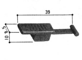 三協アルミ 純正 格子固定ピース WD-1247 E32 固定ピース 樹脂 成型 交換 DIY対応 DIY対応の純正パーツ。勘合ピッタリで作業スムーズ