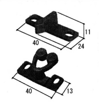 最短 翌日 三協アルミ補修用部品 網戸 網戸キャッチャー：網戸キャッチャー(たて枠・たてかまち)[3K1260]