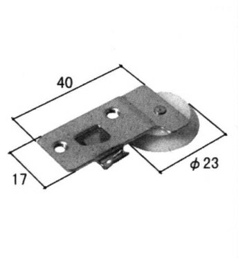 三協アルミ補修用部品 網戸 戸車：戸車(下かまち)[3K0876]【三協】【編戸】【アミ戸】