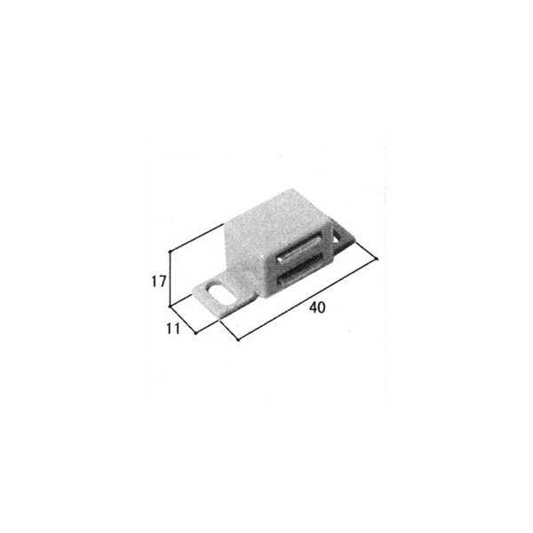 乐天商城 - 三協アルミ補修用部品 網戸 マグネット：マグネット(上枠)[WB1592]【三協】【あみど】【アミ戸】【開き網戸】