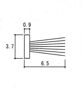 三協アルミ補修用部品 網戸 モヘア：モヘア(上枠、上かまち)[WD1235]【三協】【あみど】【アミ戸】【防虫材】