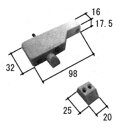 三協アルミ補修用部品 その他 ラッチ：ラッチ(戸先かまち)
