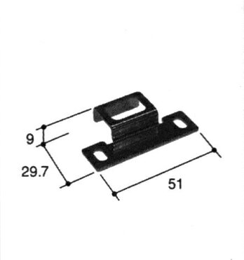 三協アルミ補修用部品 装飾窓 グレモン締り・サブロック・サムターン：サブロック[PKT2342]