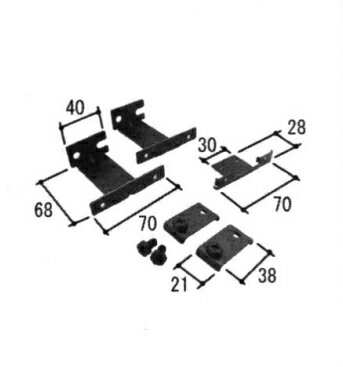 Tiles, Bricks - 三協アルミ補修用部品 装飾窓 ブラケット・フランス落し：ブラケット(上枠、下枠)[WB3015]【三協】【対応商品名を上部画像にてご確認下さい】【ノイスタR・マディオP・サンシャダン・アンテオVR・ノルディR・アルペンPL・S装飾スクリーン・テラスドア】