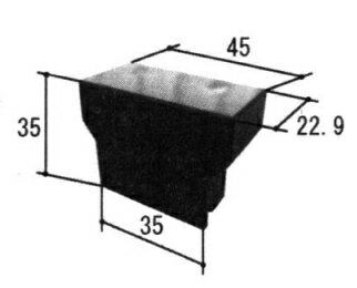 三協アルミ補修用部品 勝手口 障子ストッパー・障子施錠装置：障子ストッパー(たてかまち)[WD4315]【三協】【ウインコール】【勝手口片引戸】【サンシャダン】【採風勝手口ドア】