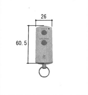 三協アルミ補修用部品 玄関ドア リモコン：リモコン[WD5456]【三協玄関ドア】【キーガル電気錠】【パッシブキー】【玄関用リモコン】