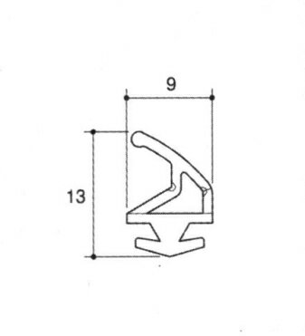 Tiles, Bricks - 旧立山アルミ補修用部品 玄関ドア 気密材：気密材 10m[PYTA480] 【立山】【対応商品名を上部画像にてご確認下さい】【玄関扉】【店舗ドア】【アパートドア】【マンションドア】【AT材】【戸当り材】【ビート】