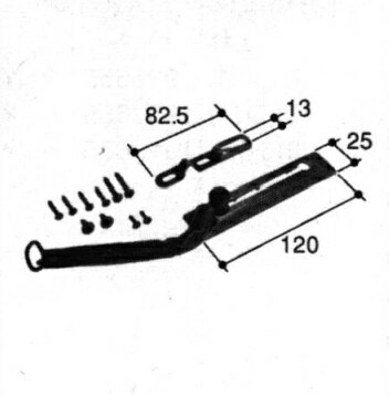 旧立山アルミ補修用部品 玄関ドア 用心鎖：用心鎖(ロックたて枠)[PKD7020]【立山】【対応商品名を上部画像にてご確認下さい】【マーカム】【レオール】【アパートドア】【ドアチェーン】