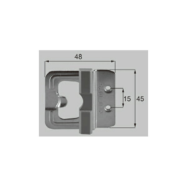 LIXIL補修用部品 新日軽ブランド部品 引違い窓 クレセント受け：クレセント受け（空掛け防止機構付）[H..