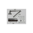 LIXIL補修用部品 新日軽ブランド部品 ドア・引戸・内装材 ドアチェーン・ドアクローザ・引戸クローザ ドアクローザー:ドアクローザー(ストップ付き)[E8ND...