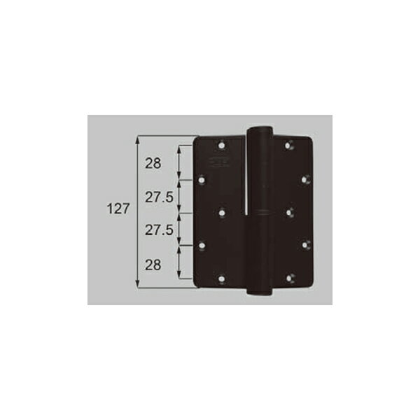 Rakuten - LIXIL補修用部品 新日軽ブランド部品 ドア・引戸・内装材 ヒンジ/ストッパー・丁番類 丁番：二管丁番右勝手(上部用)[S8H941A]【蝶番】【玄関ドア丁番】【勝手口ドア丁番】【店舗ドア丁番】【浴室折戸丁番】【浴室ドア丁番】