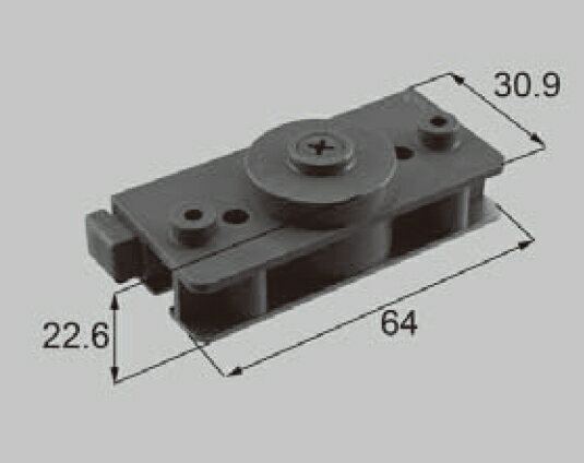 LIXIL補修用部品 新日軽ブランド部品 ドア・引戸・内装材 外れ止め・振れ止め 外れ止め：外れ止めブロック【らんま