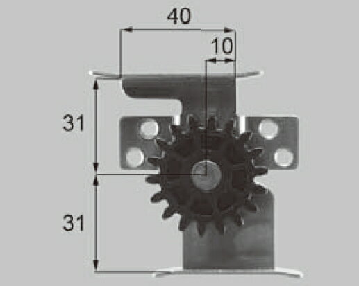 LIXIL補修用部品 新日軽ブランド部品 ドア・引戸・内装材 電装部品・その他 その他：歯飛び防止ピニオ..