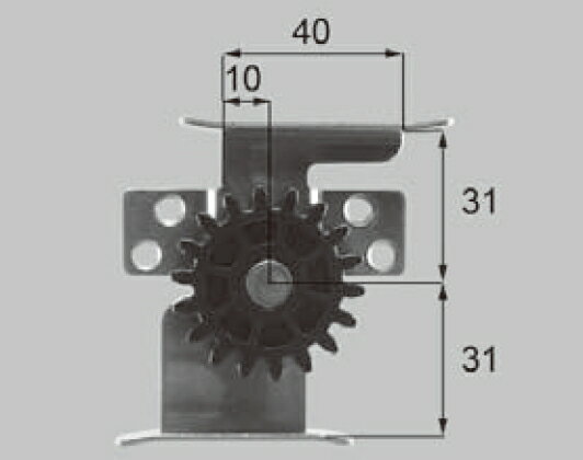 LIXIL補修用部品 新日軽ブランド部品 ドア・引戸・内装材 電装部品・その他 その他：歯飛び防止ピニオ..