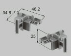 LIXIL補修用部品 新日軽ブランド部品 装飾窓 片上下げ窓：縦框下端気密片[28FB1257]【新日軽】【アルミサッシ】【窓サッシ】【片上げ下げ窓】【アルプラクラス】【アリッツ】