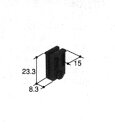 旧立山アルミ網戸部品 外れ止め・振れ止め：振れ止め[PKS1078]
