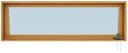 YKKAPオプション 窓サッシ 装飾窓 エピソードNEO：固定網戸 高所用すべり出し窓用 幅661mm×高448mm