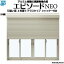 YKKAP窓サッシ 引き違い窓 エピソードNEO[複層ガラス] 4枚建[シャッター付] スチール耐風[2×4工法]：[幅2470mm×高2045mm]