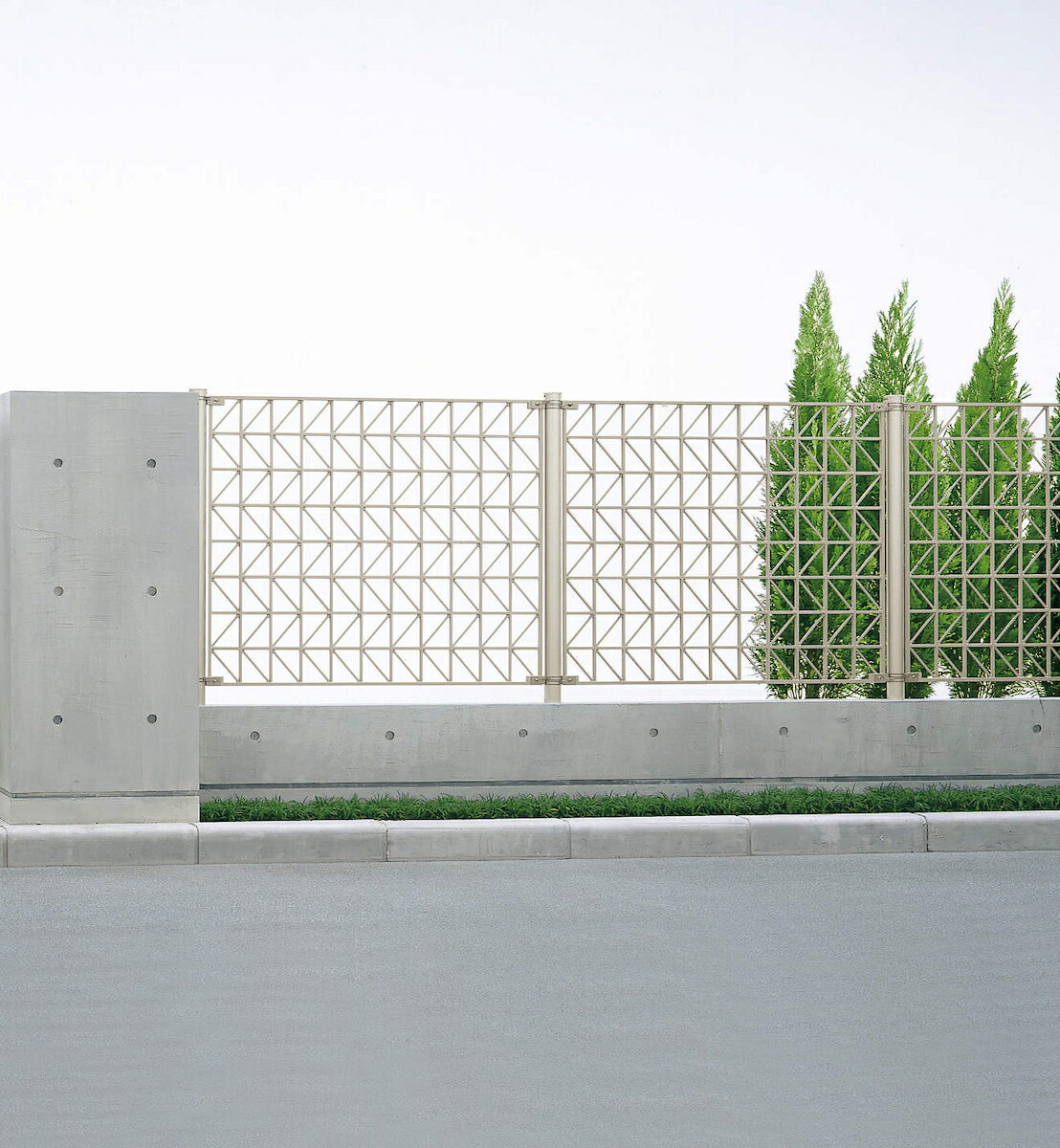 Fences - YKKAPガーデンエクステリア フェンス シャローネ SM02型 単体セット品：[幅1200mm×高1000mm]