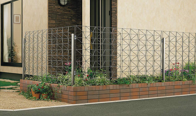 YKKAPガーデンエクステリア フェンス エスパリア 1型本体：T80[幅2000mm×高820mm]【YKK】【YKKフェンス】【アルミフェンス】...