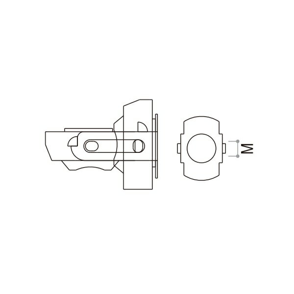 Rakuten - YKKAPガーデンエクステリア 汎用部品 ターンナット：ターンナット　M5　全長L：19.5×フランジH：11
