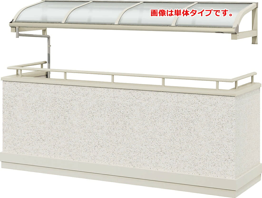 YKKAPウォールエクステリア テラス屋根 持ち出し屋根ソラリア 600N/[アール型][関...
