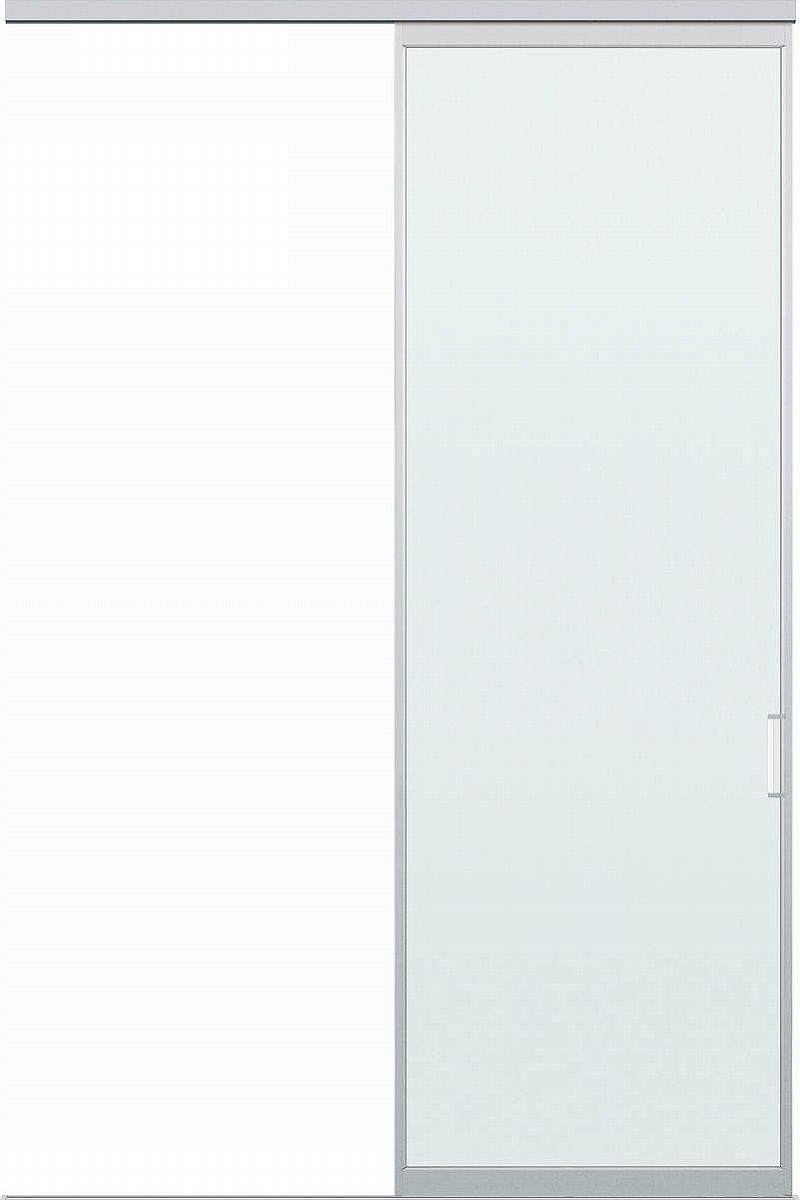 YKKAPアルミインテリア スクリーンパーティション[間仕切] 片引き戸(アルミ枠) SAタイプ：[幅1175〜1754mm×高1550〜2142mm]【YKK】【室内インテリア】【サッシ】【片引戸】【室内引き戸】【パーテーション】【パーテイション】【アルミ建具】【バリアフリー】