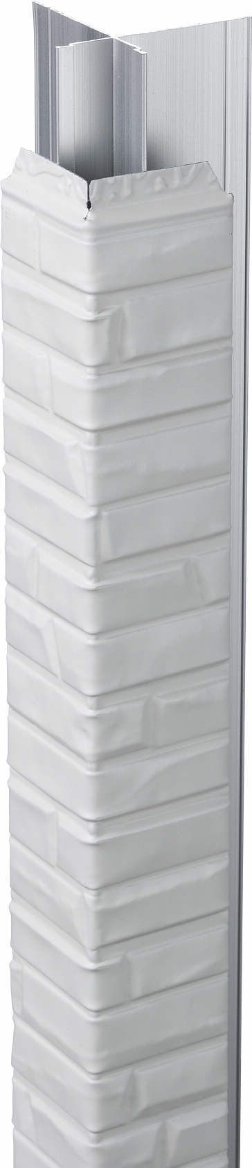 YKKAPアルミ外壁材アルカベール 深絞りシリーズ シャインウォール[単色塗装] 専用部材 出隅部：S1型用..