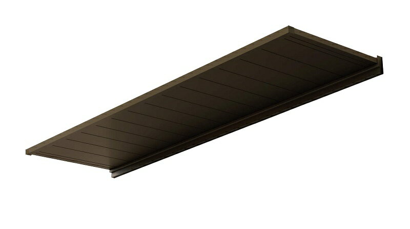 YKKAP窓まわり ひさし ルシアスバイザー[アルミ色] 窓用 出幅940mm：先付け用・単体[幅2300mm]