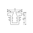 YKKAP窓サッシ 部材 ガラスビート ロール品：9mm開口・ガラス厚3mm・4mm用(K-6426)150m