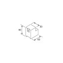 下部コーナーブロック(HHK3-1050)【YKK】【エクステリア】【フェンス】【アルミフェンス】【3FC】【ブロックフェンス】【YKKフェンス】(4)