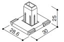 補助束受(HHK3-1977)【YKK】【エクステ