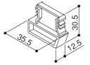 縦枠キャップ(HHK3-6099)【YKK】【バル