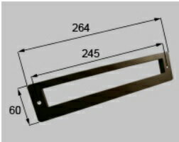 LIXIL補修用部品 新日軽ブランド部品 ドア・引戸・内装材 ポスト・ネームプレート ポスト：ガイド枠[C8..