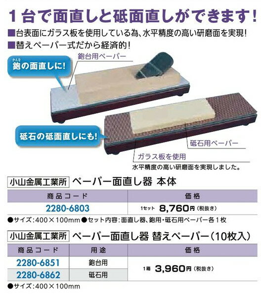 リフォーム用品 道具・工具 大工・作業工具 のみ・かんな・やすり・リムーバー：小山金属工業所 ペーパ..