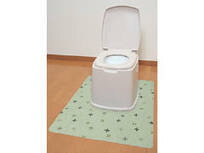 リフォーム用品 バリアフリー 寝室・居間 間仕切り・ポータブルトイレ：サンコー ポータブルトイレマット