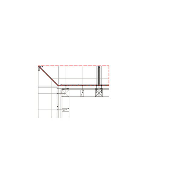 YKKAPޤ Ҥ Х[жʡǼޤꥻå] ١å[Ѻ¦] 450mmաշ 20cm[Ĺ1800mm]