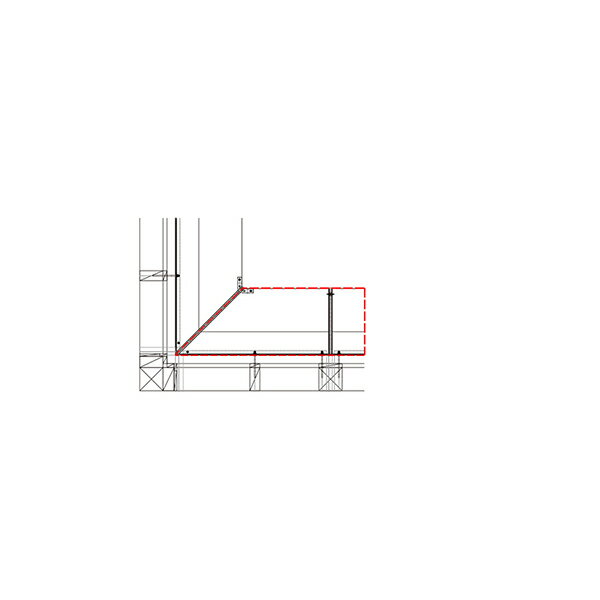 YKKAPޤ Ҥ Х[ʡǼޤꥻå] ١å[Ѻ¦] 450mmաշ 20cm[Ĺ1800mm]