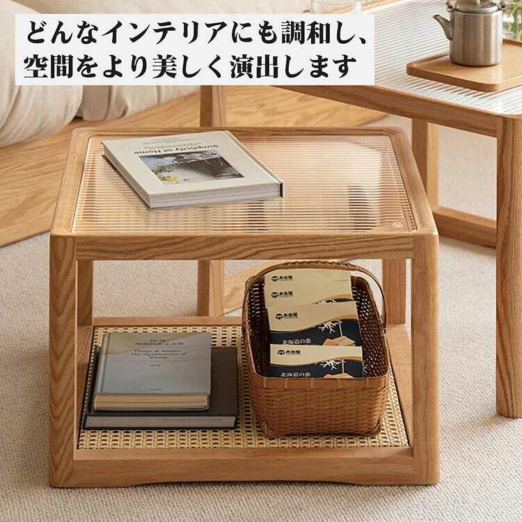 【受注生産商品】センターテーブル ローテーブル 北欧 伸縮センターテーブル リビングテーブル 机 デスク パソコンデスク 家具 伸縮式 ウォールナット 2個セット  収納 コンパクト ワイド 一人暮らし 新生活 [2]