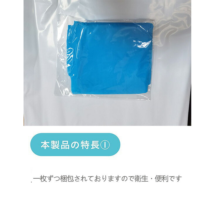 ランキング1位獲得 1000枚 200枚 20枚 即日発送 使い捨てプラスチックガウン 個別パッケージ 親指フック式 エンボス加工 ブルー 使い捨てエプロン 袖付き 使い捨てガウン 防護服 大量 食品工場 個人病院 介護サービス 在庫あり 2