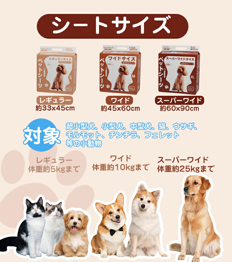 ペットシーツ 多頭飼い 大容量 犬 猫 トイレ ペット用 シーツ 薄型 猫 犬 トイレシ...