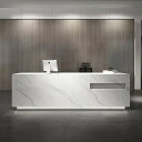 【受注生産商品】受付カウンター受付台 オフィス受付 エントランス受付 焼付塗装 鍵付き 引き出し付き LEDライト付き マーブル模様 エントランス おしゃれ ...