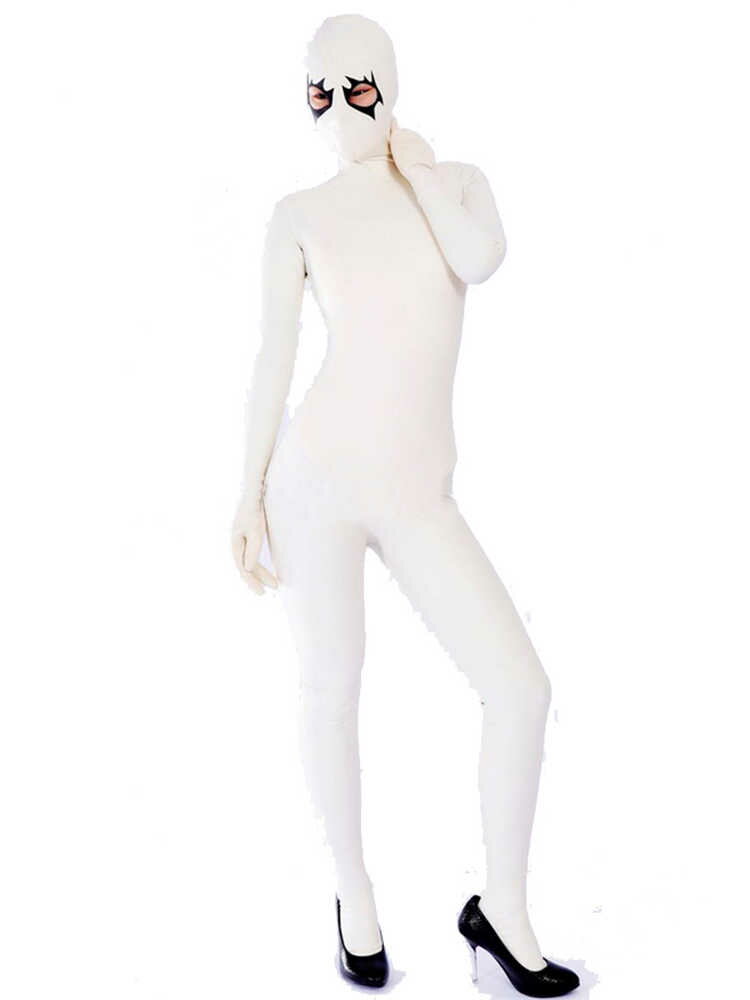 【予約受注生産】世界に1着!!を1着から生産、受注後製作開始日から発送日まで約3週間ほど全身タイツおもしろい 服 ホワイト 人気者 なりきり 大人用 zenta...