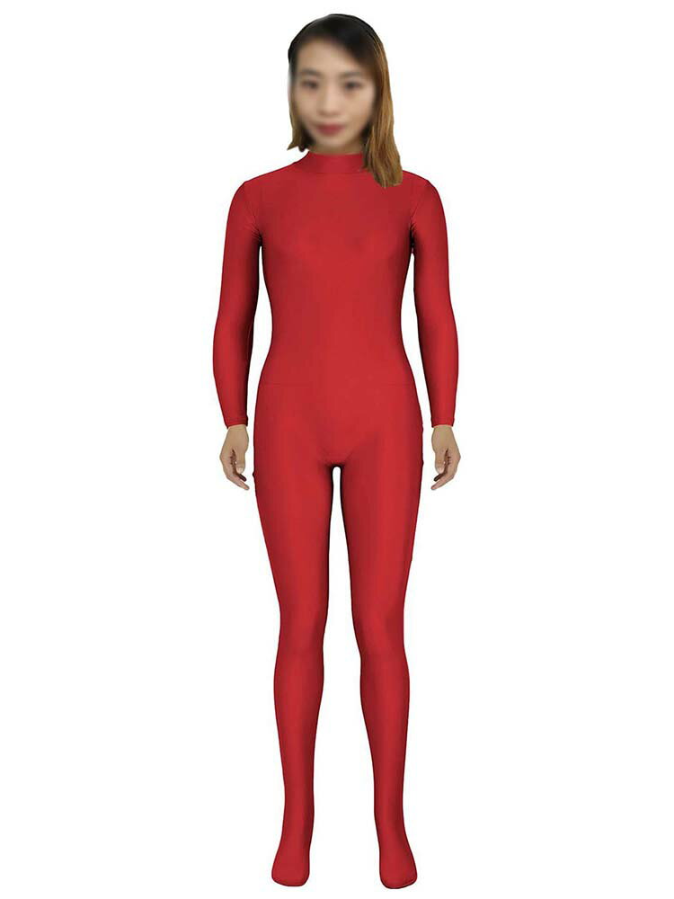 全身タイツおもしろい 服 レッド 人気者 なりきり 大人用 zentaiアイテム(着脱簡単)フロントジッパー 忘年会 クリスマス会 大人用 メンズ レディース ...
